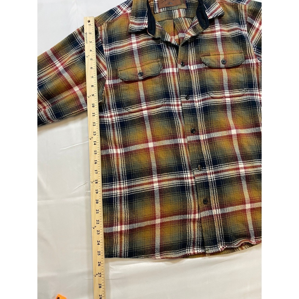 ORVIS Classic Collection Plaid Flannel Shirt Mens Long Sleeve Casual‎ Outerwear - Picture 7 of 12